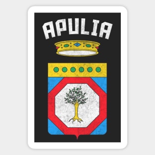 Apulia / Puglia Italy Region Coat of Arms / Vintage Style Sticker